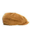 1928 Newsboy Cap goliath cord mustard Pike Brothers