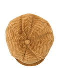 1928 Newsboy Cap goliath cord mustard Pike Brothers