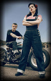 Ladies Denim Dungarees Playsuit Rumble 59