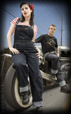 Ladies Denim Dungarees Playsuit Rumble 59