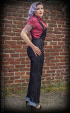 Ladies Denim Dungarees Playsuit Rumble 59