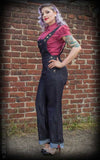 Ladies Denim Dungarees Playsuit Rumble 59
