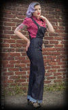 Ladies Denim Dungarees Playsuit Rumble 59