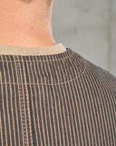 1937 Roamer Vest Hickory Stripe Brown Pike Brothers