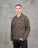 1941 Utility Jacket Hickory Stripe Brown Pike Brothers