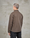 1941 Utility Jacket Hickory Stripe Brown Pike Brothers