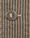 1941 Utility Jacket Hickory Stripe Brown Pike Brothers
