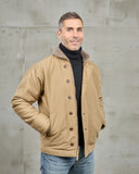 1943 N1 Deck Jacket Jungle Cloth Beige Pike Brothers