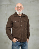 1943 CPO Shirt Moleskin soil brown Pike Brothers