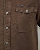 1943 CPO Shirt Moleskin soil brown Pike Brothers