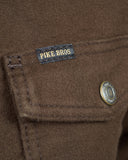 1943 CPO Shirt Moleskin soil brown Pike Brothers