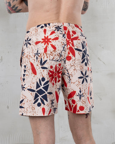 1961 Surf Short Entrega Orange Pike Brothers
