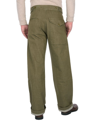 1952 Pattern Trousers olive selvage Pike Brothers