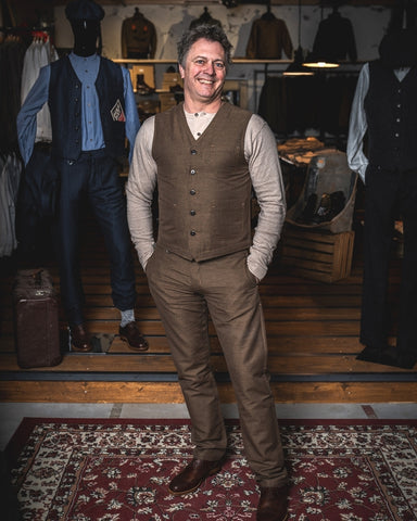 1947 Harvester Trousers Raymond brown Pike Brothers