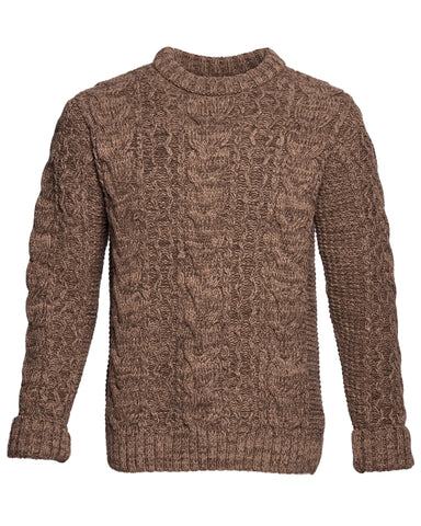 1946 Mountaineer Sweater brown melange Pike Brothers