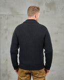 1923 Buccaneer Cardigan Black Pike Brothers