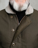 1944 N1 Deck Jacket waxed olive Pike Brothers