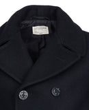 1938 Pea Coat black wool Pike Brothers