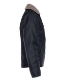 1944 N1 Deck Jacket waxed navy Pike Brothers