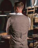 1905 Hauler Vest HBT brown Pike Brothers