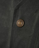 1937 Roamer Vest Waxed Olive Pike Brothers