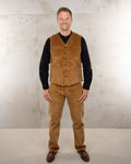1905 Hauler Vest Goliath Cord Mustard Pike Brothers