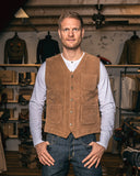 1937 Roamer Vest Mulholland brown Pike Brothers