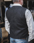 1937 Roamer Vest Beaver black Pike Brothers