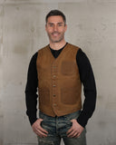 1937 Roamer Vest waxed tan Pike Brothers