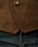 1937 Roamer Vest waxed tan Pike Brothers
