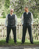 1908 Calico Vest Dundee grey Pike Brothers