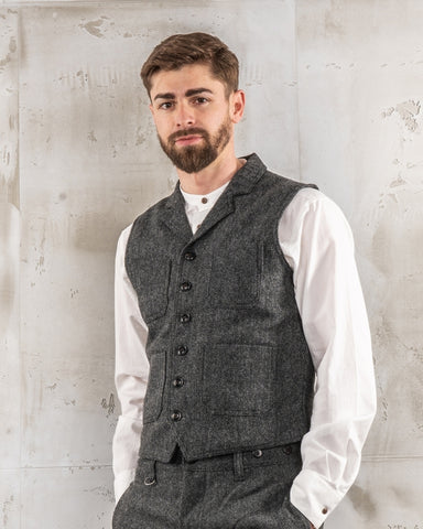 1908 Calico Vest Dundee grey Pike Brothers