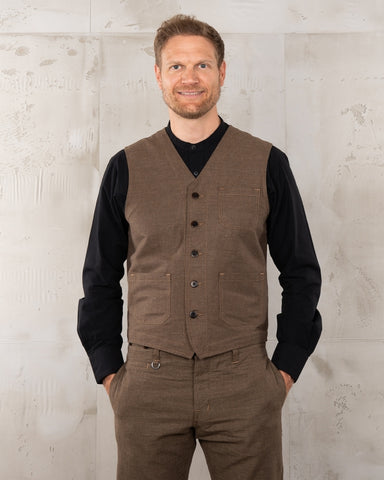 1937 Roamer Vest Raymond brown Pike Brothers
