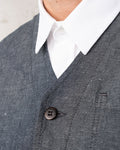 1937 Roamer Vest Smoke Grey Pike Brothers