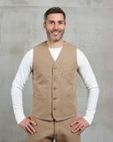 1908 Hazienda Vest Panama Beige Pike Brothers