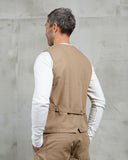 1908 Hazienda Vest Panama Beige Pike Brothers