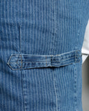 1948 Crafter Vest Blue Wabash Rinsed Pike Brothers