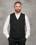 1908 Hazienda Vest Panama Grey Pike Brothers