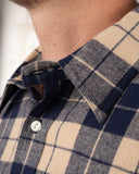 1937 Roamer Shirt blue flannel Pike Brothers