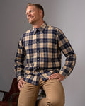 1937 Roamer Shirt blue flannel Pike Brothers
