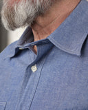 1937 Roamer Shirt blue chambray Pike Brothers