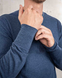 1954 Utility Shirt Long Sleeve indigo melange Pike Brothers