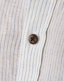 1923 Buccanoy Shirt White Blue Linen Pike Brothers