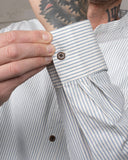 1923 Buccanoy Shirt White Blue Linen Pike Brothers