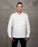 1923 Buccanoy Shirt Linen Ecru Pike Brothers