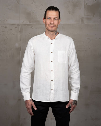 1923 Buccanoy Shirt white chambray Pike Brothers