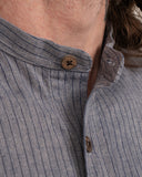 1923 Buccanoy Shirt grey striped Pike Brothers