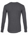 1927 Henley Shirt Long Sleeve grey melange Pike Brothers