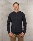 1927 Henley Shirt long sleeve iron grey  Pike Brothers