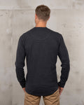 1927 Henley Shirt long sleeve iron grey  Pike Brothers